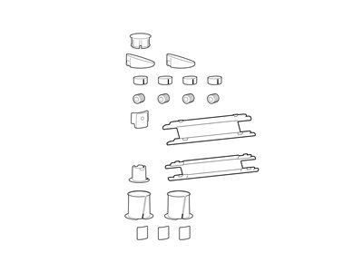 Ergotron LX Pro - kit de pices dtaches pour desk arms