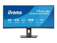 iiyama ProLite XCB3494WQSU-B1 - cran LED - 34