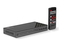 Lindy - Commutateur vidéo audio 4x1 - 4K60 - Multiview - Seamless - 4 ports HDMI - Boîtier de bureau - Image 3