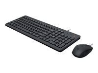 HP 150 - ensemble clavier et souris - QWERTY - Anglais - noir Priphrique d\'entre