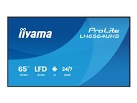 Non Communiqué Cadre Noir Avec Finition Mate Iiyama Prolite Lh6564uhs-B1ag - Classe De Diagonale 65" Écran Lcd Rétro-Éclairé Par Led - Signalisation Numérique - Avec Lecteur Multimédia Soc Intégré - 4K Uhd (2160P) 3840 X 2160 - Image 5