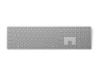 Clavier sans Fil 2.4Ghz à 104 Touches, Clavier Mignon de Bureau avec Souris pour Ordinateur