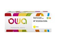 OWA jaune compatible remanufacture cartouche de toner alternative pour : HP W2202A HP