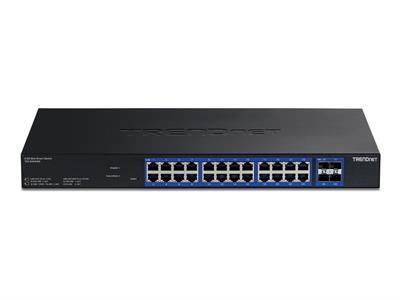 TRENDnet TEG-3284WS - Version v1.0R - commutateur - web multi-gigabit - 28 ports - intelligent - Montable sur rack - Conformit� TAA