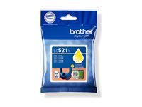 Cartouche d'encre Brother LC521Y Jaune 500 pages Pack individuel - vue 5