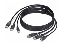 StarTech.com (1.8M) Dual-Displayport And Usb 5Gbps Kvm Cable Cable Clavier / Video / Souris (Kvm) 1.83 6Ft de Inmac Wstore - Image 1