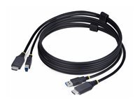 Startech.com Noir Câble Kvm Hdmi De 1,8M Et Usb 5Gbps, 4K 60Hz, Câble Combo Hdmi 2.0 Et Usb Pour Commutateurs/Switchs Kvm - Neuf - Image 5