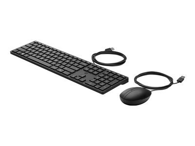 HP Desktop 320MK - ensemble clavier et souris full size - Franais - noir Priphrique d\'entre