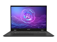 MSI PrestigePro 16 AI B2HVEG 259FR Intel Core Ultra 9 Ordinateur portable 40 6 cm 16 UHD+ LPDDR5x SDRAM SSD NVIDIA GeForce RTX 4050 Wi Fi 7 802.11be Windows 11 Pro Neuf - vue 2