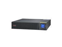 APC Easy UPS On Line Onduleur rack montable CA 220230240 V 900 Watt 1000 VA monophasé Acide de plomb USB serial connecteurs de sortie : 3 PFC 2U Europe RAL 7010