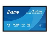 Iiyama T4329AS-B1AG, 108 cm (42.5'), 3840 x 2160 pixels, 4K Ultra HD, LED, 6,5 ms - vue 2