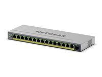 NETGEAR Easy Smart GS116EPP - commutateur - 16 ports - intelligent