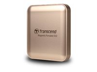 Transcend ESD420 SSD chiffré 4 To externe portable USB 3.2 Gen 2x2 USB C connecteur AES 256 bits champagne - vue 3