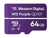 WD Purple WDD064G1P0C-85AEL0 - carte memoire flash - 64 Go - microSDXC