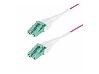 StarTech.com 3m (10ft) LC/LC (UPC) OM4 Multimode Fiber Optic Cable, OFNR - cordon de raccordement - 3 m
