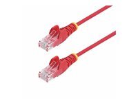 StarTech.com Red Slim Cat6 Ethernet Cable, Snagless, 28Awg, Lszh Cordon De Raccordement 1.5 1.5M Rouge de Inmac Wstore - Image 1