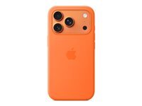 Apple Silicone Case with MagSafe Orange iPhone 17 Pro - vue 4