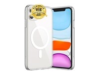GENERIQUE Coque de protection transparente pour téléphone compatible avec MagSafe en polycarbonate et polyuréthanne thermoplastique - Image 2
