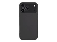 Bigben Coque MagSafe iPhone 17 Pro Max Noire silicone soft touch