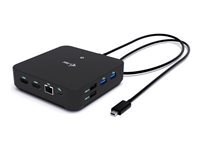 i-Tec - station d'accueil - USB-C / USB4 / Thunderbolt 3 / Thunderbolt 4 / Thunderbolt 5 - 2 x HDMI, DP++ - 1GbE