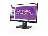 Lenovo ThinkVision T24d 40 Écran LED 24 23.8 visualisable 1920 x 1080 Full HD @ 120 Hz IPS 250 cdm² 1500:1 4 ms HDMI DisplayPort USB C haut parleurs ...