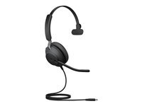 Jabra Evolve2 40 SE MS Mono Micro casque sur oreille filaire USB C USB A isolation acoustique Certifié pour Microsoft Teams - vue 4