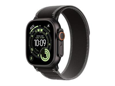 Apple Watch Ultra 3 GPS + Cellular 49 mm Titane Noir Boucle Trail Noir/Charbon S/M