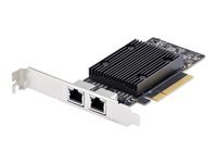StarTech.com - adaptateur reseau - PCIe 3.0 x8 - Gigabit Ethernet / 10 Gb Ethernet x 2 - Conformite TAA