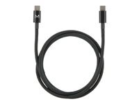 Mobilis Noir - Câble Usb - 24 Pin Usb-C (M) Pour 24 Pin Usb-C (M) - Alimentation Usb (100 W) - Image 4
