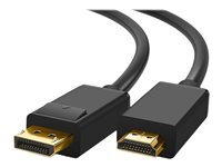 DLH cable adaptateur - DisplayPort / HDMI - 2 m