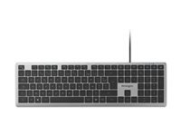 Kensington KB515 EQ - clavier full size - avec indicateur LED - AZERTY - Francais - gris sideral Peripherique d'entree