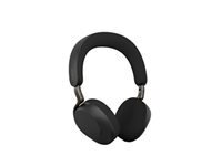 Jabra Evolve3 75 UC Micro casque sur oreille Bluetooth sans fil Suppresseur de bruit actif USB A via adaptateur Bluetooth isolation acoustique avec socle de recharge sans fil certifié UC