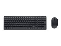 Dell Pro Compact Silent Keyboard and Mouse - KM555 - ensemble clavier et souris - QWERTY - International US - noir Peripherique d'entree