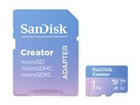 Carte mémoire SanDisk Creator SDSQXAV-1T00-GN6MS 1TB microSDXC UHS-I V30 + Adaptateur SD - Image 4
