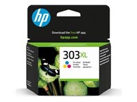 HP Cartouche d'encre trois couleurs 303XL grande capacité authentique - vue 5