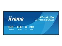 Iiyama Prolite Lh10552uws-B1ag 105 Classe (104.6 Visualisable) Ecran Plat Lcd 5K Pour Signalisation Numerique Taille 5 Noir de Inmac Wstore - Image 1