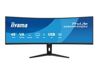 Ecran PC iiyama ProLite XCB4994DQSU B1 49 5120 x 1440 Dual QHD LCD - vue 3
