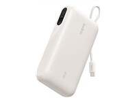 Belkin BOOST CHARGE banque d'alimentation avec cable integre et ecran 2 x USB C USB 45 watt