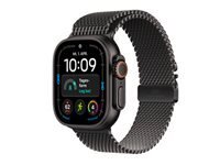 Apple Watch Ultra 4 - titane noir - Oui montre intelligente avec boucle milanaise - noir - 64 Go