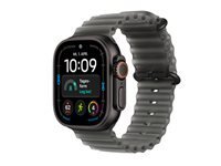 Apple Watch Ultra 4 GPS + Cellular 49 mm Boîtier en titane Noir avec Bracelet Océan Noir translucide Gris - vue 2