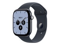 Apple Watch Series 12 (GPS + Cellular) - ceramique bleu nuit - montre intelligente avec bande sport - bleu marin - 64 Go