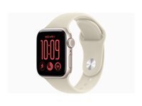 Apple Watch SE 3 GPS + Cellular 40 mm Boîtier en aluminium avec Bracelet Sport Sable / - vue 3