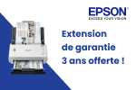 Extension de garantie 3 ans OFFERT scanner EPSON !*