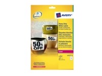 Avery Heavy Duty Laser Labels - film - 160 tiquette(s) - 99.1 x 67.7 mm