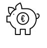 Pictogramme tirelire cochon