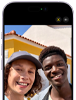 iPhone 17, face avant, fonctionnalit Cadre centr pour les photos en cours d'utilisation