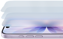 iPhone 17, face avant, ct, vue clate des paisseurs du Ceramic Shield