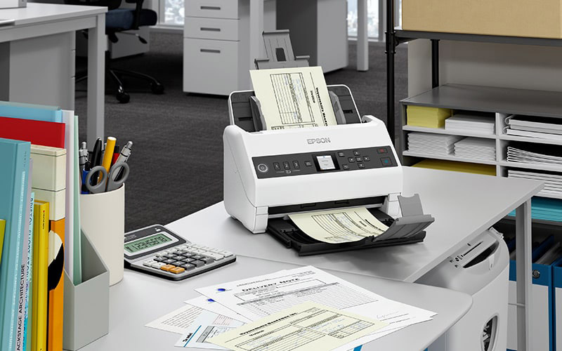 EPSON WORKFORCE DS730N Le scanner professionnel et autonome — free download