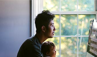 Collaborateur distant en espace partag