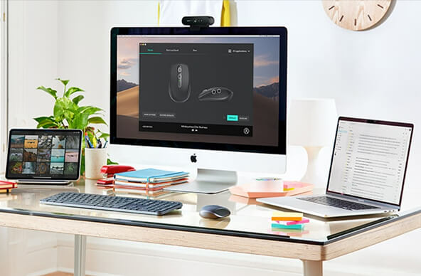 Bureau avec 3 crans